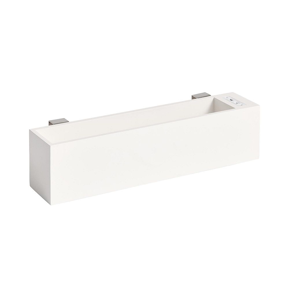Charging Bedside Caddy - White
