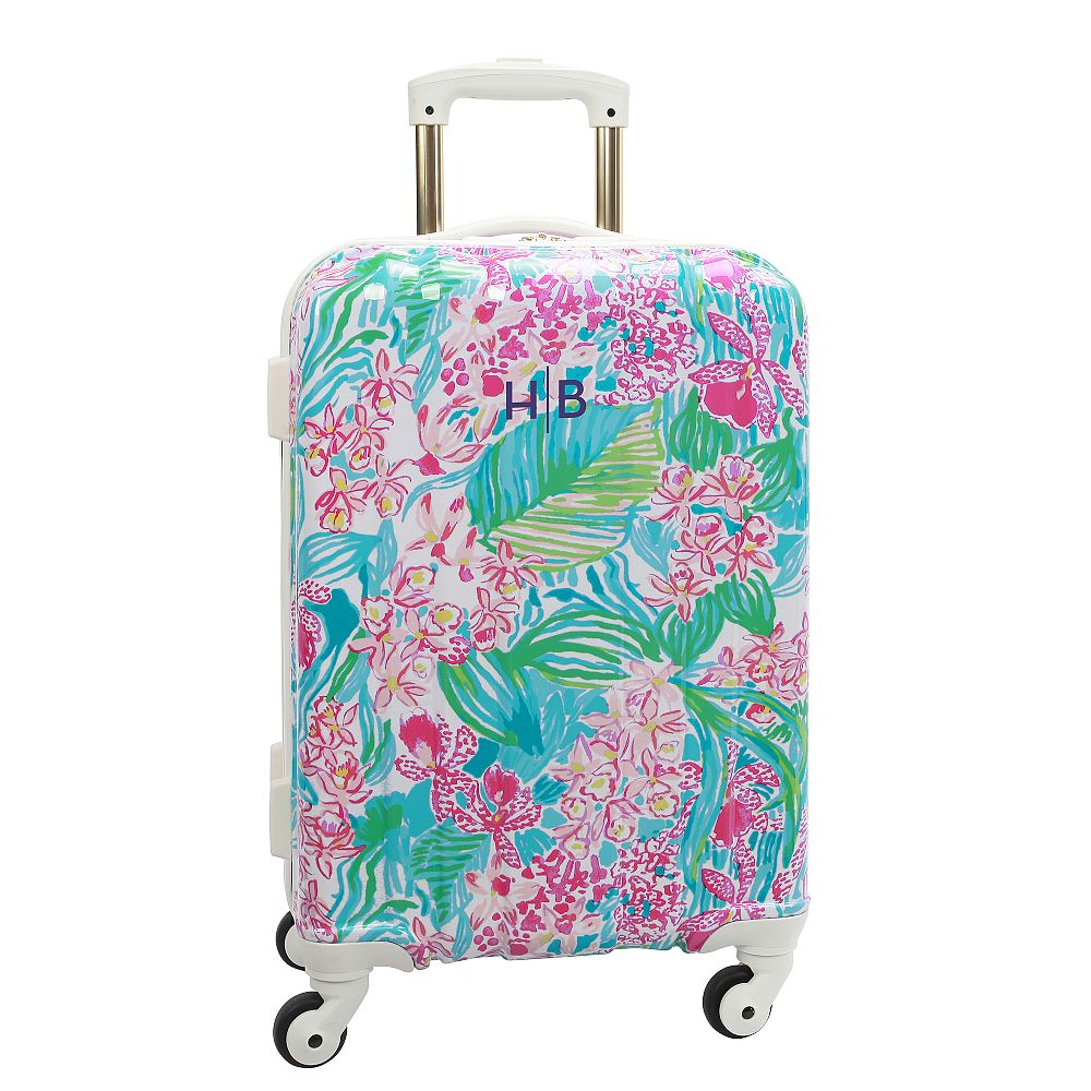Lilly Pulitzer Via Amore Floral Channeled Hard-Sided Luggage