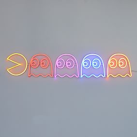 PAC-MAN Ghost Chase Neon Wall Light