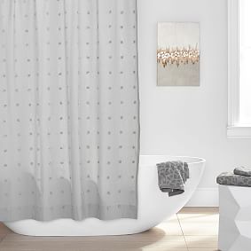 Tufted Pom Shower Curtain