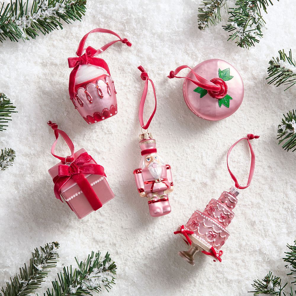 LoveShackFancy Mercury Glass Ornaments - Set of 5