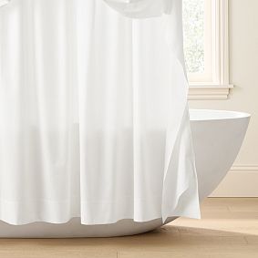 LoveShackFancy Oversized Bow Shower Curtain