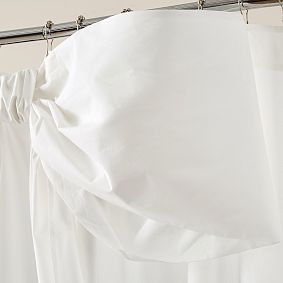 LoveShackFancy Oversized Bow Shower Curtain