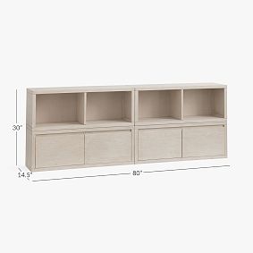 Costa 4-Cube Organizer with Drawers (80")