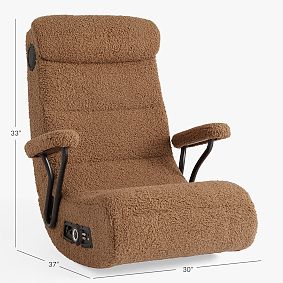 Teddy Bear Faux Fur Brown Gaming Chair