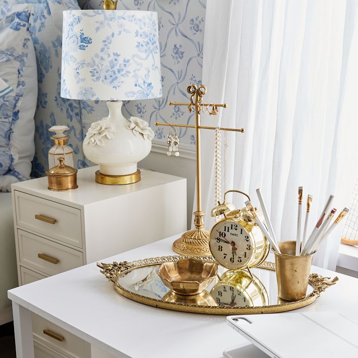 LoveShackFancy Bow Necklace Holder | Pottery Barn Teen