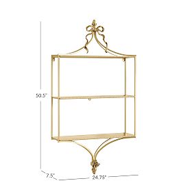 LoveShackFancy Bow Bookcase (25&quot;x51&quot;)