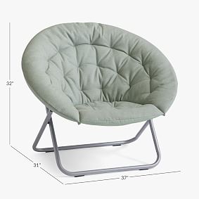 Basketweave Seaglass Hang-A-Round Chair