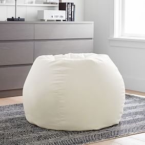 Large Canvada Natural Indoor/Outdoor Bean Bag Chair