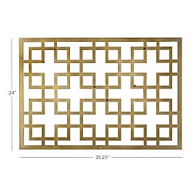 Glam Metal Lattice Photo Display