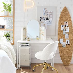 Arched Folding Vanity (30"x24")