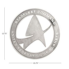 <em>Star Trek</em>&#8482; Backlit Starfleet Logo LED with Sound Sync