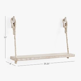 Cotton Rope Shelf (25"x15")