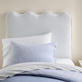 No Nails Millie Piped Smart Wall Mounted Headboard