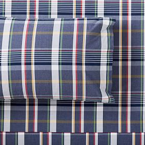 William Plaid Organic Sheet Set