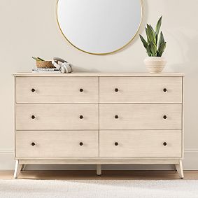 Keaton 6-Drawer Wide Dresser (56w x 19d&quot;)