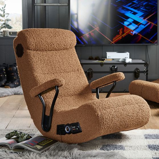 Teddy Bear Faux Fur Brown Gaming Chair