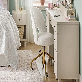 Linen Flower Pendant