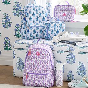 Colby Roller Rabbit Lavender Monkey Backpack &amp; Lunch Box Bundle