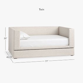 PB Teen Shelter Upholstered Daybed & Trundle - Thumbnail 4
