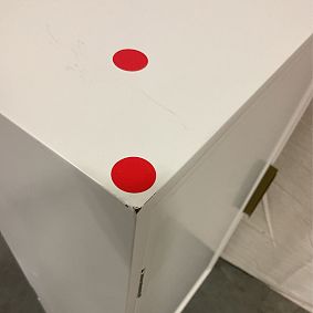 Open Box: Slim Beauty Get Ready Station - White/Gold