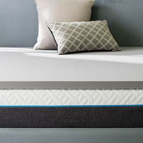 Charcoal-Infused Memory Foam Mattress Topper