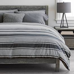 Jackson Stripe Organic Duvet Cover
