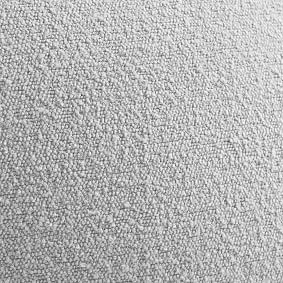 Large Chunky Boucle Mist Grey Modern Bean Bag Lounger