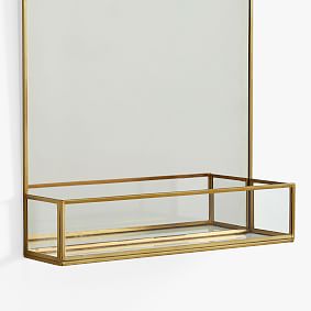 Hanging Mirror with Ledge