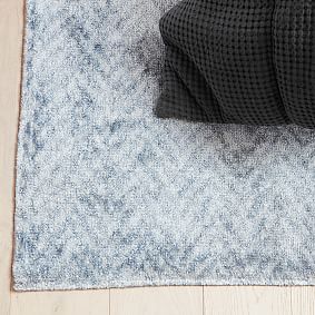 Open Box: Herringbone Washable Rug - Gray
