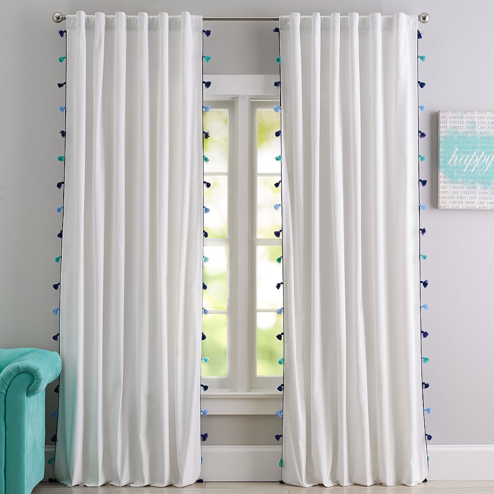 Open Box: Tassel Blackout Curtain