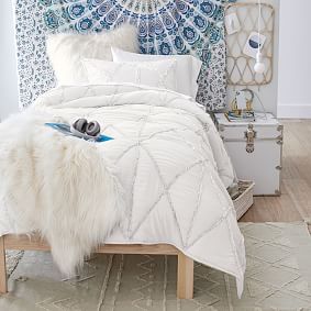 Himalayan Faux-Fur Euro Pillow Cover