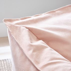 Large Everyday Velvet Rose Modern Bean Bag Lounger