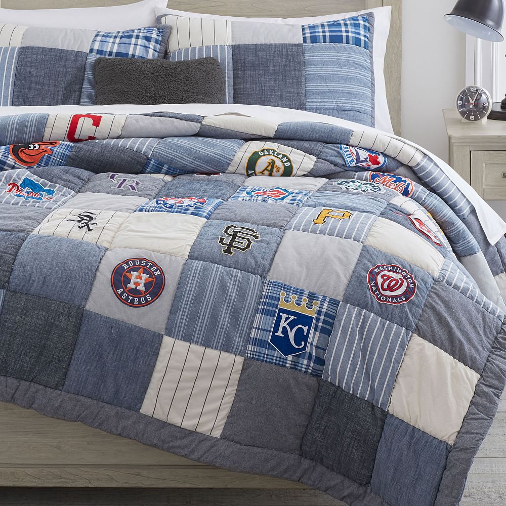 MLB™ Patchwork Quilt | Pottery Barn Teen