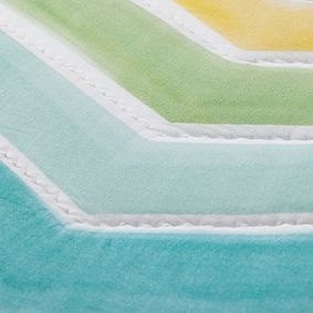 Rainbow Chevron Quilt &amp; Sham - Get The Look