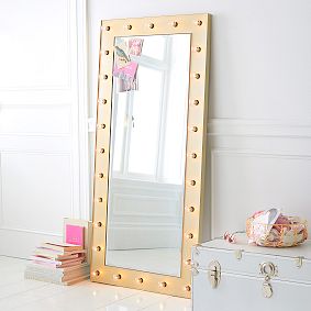 Marquee Floor Length Light Mirror (28&quot;x59&quot;)