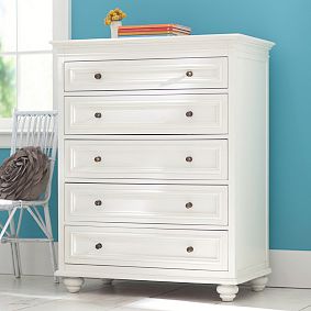 Chelsea 5-Drawer Tall Dresser (38.5w x 22.5d")