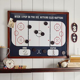 Hockey Magnet Wall Organization