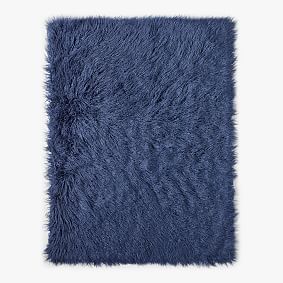 Faux Mongolian Fur Throw
