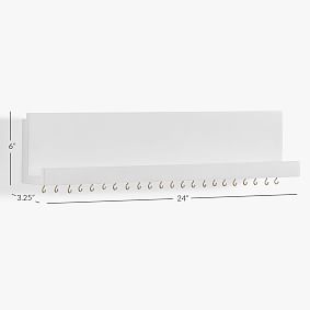 No Nails Wall Jewelry Holder and Storage Ledge