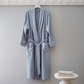 Solid Organic Flannel Robe