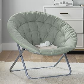 Basketweave Seaglass Hang-A-Round Chair