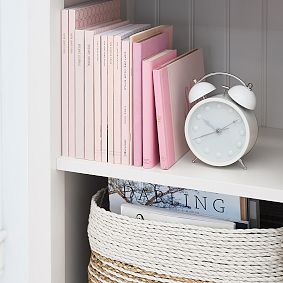 Beadboard Smart Storage Desk &amp; Bookcase Set (107.5&quot;)