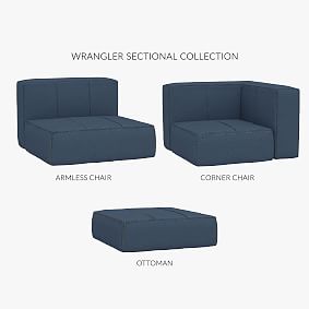 Build Your Own - Cushy Wrangler&#174; Denim Sectional