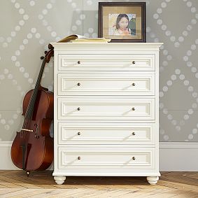 Chelsea 5-Drawer Tall Dresser (38.5w x 22.5d")