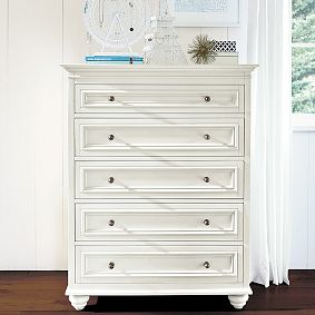 Chelsea 5-Drawer Tall Dresser (38.5w x 22.5d")
