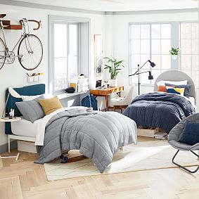 west elm x pbdorm Upholstered Smart Faux Headboards