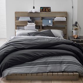 Open Box: Jackson Stripe Organic Duvet Cover