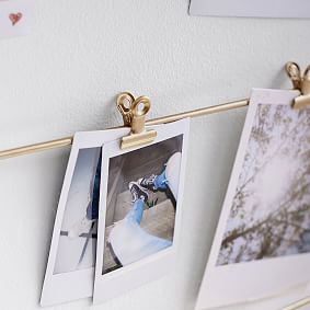 Metal Ledge With Photo Holder