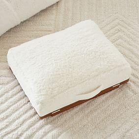 Sherpa Faux-Fur Charging Lapdesk